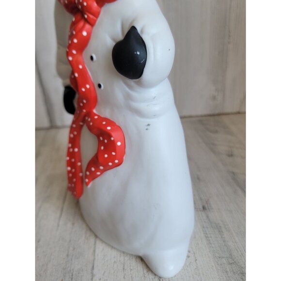 Dept 56 snowman ceramic home decor figure Xmas - Picture 5 of 11